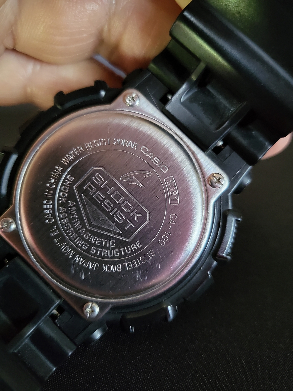 Casio G-Shock Black and Orange Digital-Analog Watch - Picture 7 of 8